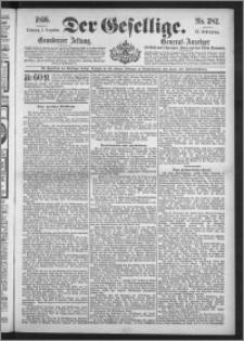 Der Gesellige : Graudenzer Zeitung 1896.12.01, Jg. 71, No. 282
