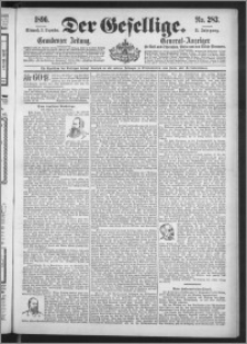 Der Gesellige : Graudenzer Zeitung 1896.12.02, Jg. 71, No. 283