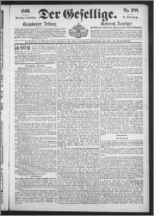 Der Gesellige : Graudenzer Zeitung 1896.12.08, Jg. 71, No. 288