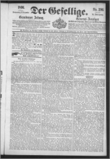 Der Gesellige : Graudenzer Zeitung 1896.12.17, Jg. 71, No. 296