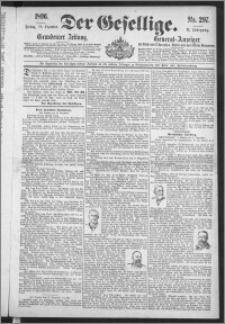 Der Gesellige : Graudenzer Zeitung 1896.12.18, Jg. 71, No. 297