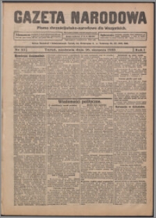 Gazeta Narodowa : pismo chrześcijańsko-narodowe dla Wszystkich 1923.08.26, R. 1, nr 23