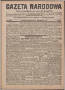 Gazeta Narodowa : pismo chrześcijańsko-narodowe dla Wszystkich 1923.09.02, R. 1, nr 25