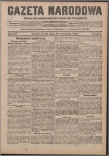 Gazeta Narodowa : pismo chrześcijańsko-narodowe dla Wszystkich 1923.09.19, R. 1, nr 30