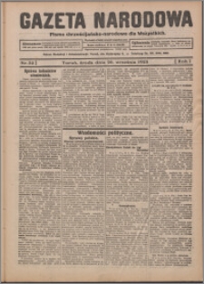 Gazeta Narodowa : pismo chrześcijańsko-narodowe dla Wszystkich 1923.09.26, R. 1, nr 32