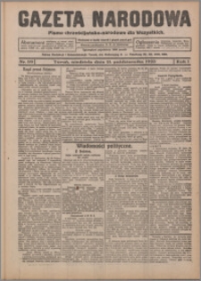 Gazeta Narodowa : pismo chrześcijańsko-narodowe dla Wszystkich 1923.10.21, R. 1, nr 39