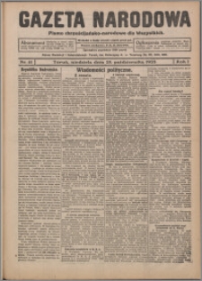 Gazeta Narodowa : pismo chrześcijańsko-narodowe dla Wszystkich 1923.10.28, R. 1, nr 41