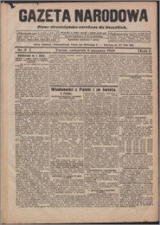 Gazeta Narodowa : pismo chrzescijańsko-narodowe dla Wszystkich 1925.01.08, R. 3, nr 3