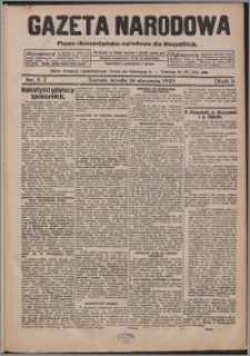 Gazeta Narodowa : pismo chrzescijańsko-narodowe dla Wszystkich 1925.01.14, R. 3, nr 5