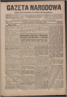 Gazeta Narodowa : pismo chrzescijańsko-narodowe dla Wszystkich 1925.01.17, R. 3, nr 6