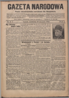 Gazeta Narodowa : pismo chrzescijańsko-narodowe dla Wszystkich 1925.01.25, R. 3, nr 8