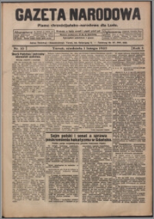 Gazeta Narodowa : pismo chrzescijańsko-narodowe dla Ludu 1925.02.01, R. 3, nr 10