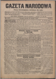 Gazeta Narodowa : pismo chrzescijańsko-narodowe dla Ludu 1925.02.18, R. 3, nr 15