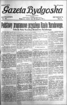 Gazeta Bydgoska 1931.11.24 R.10 nr 272