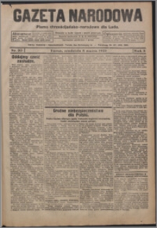 Gazeta Narodowa : pismo chrzescijańsko-narodowe dla Ludu 1925.03.08, R. 3, nr 20