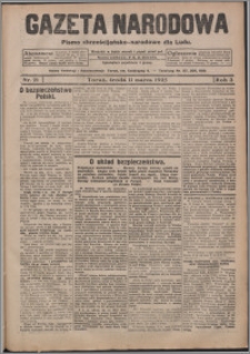 Gazeta Narodowa : pismo chrzescijańsko-narodowe dla Ludu 1925.03.11, R. 3, nr 21