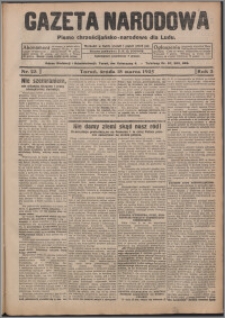 Gazeta Narodowa : pismo chrzescijańsko-narodowe dla Ludu 1925.03.18, R. 3, nr 23