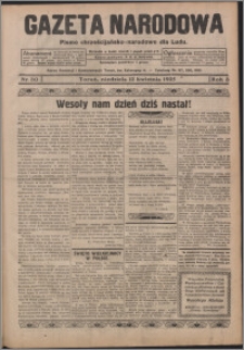 Gazeta Narodowa : pismo chrzescijańsko-narodowe dla Ludu 1925.04.12, R. 3, nr 30