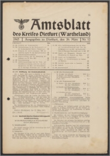 Amtsblatt des Kreises Dietfurt (Wartheland) 1943.03.26 nr 12