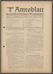 Amtsblatt des Kreises Dietfurt (Wartheland) 1943.07.16 nr 28