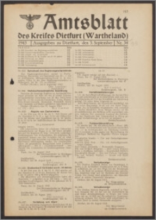 Amtsblatt des Kreises Dietfurt (Wartheland) 1943.09.03 nr 35