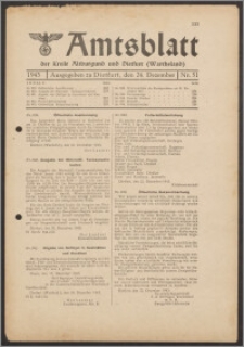 Amtsblatt des Kreises Altburgund u. Dietfurt (Wartheland) 1943.12.24 nr 51