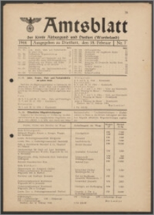 Amtsblatt des Kreises Altburgund u. Dietfurt (Wartheland) 1944.02.18 nr 7