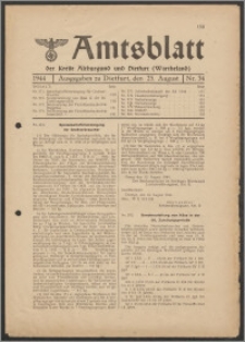 Amtsblatt des Kreises Altburgund u. Dietfurt (Wartheland) 1944.08.25 nr 34