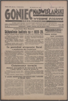 Goniec Nadwiślański 1928.01.22, R. 4 nr 18