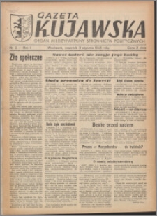 Gazeta Kujawska : organ międzypartyjnych stronnictw politycznych 1946.01.03, R. 1, nr 2