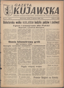 Gazeta Kujawska : organ międzypartyjnych stronnictw politycznych 1946.01.11, R. 1, nr 9