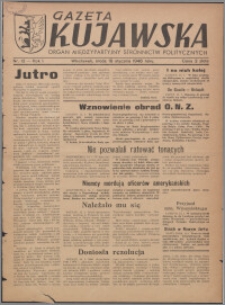 Gazeta Kujawska : organ międzypartyjnych stronnictw politycznych 1946.01.16, R. 1, nr 13