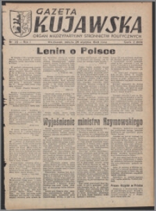 Gazeta Kujawska : organ międzypartyjnych stronnictw politycznych 1946.01.26, R. 1, nr 22