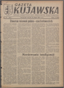 Gazeta Kujawska : organ międzypartyjnych stronnictw politycznych 1946.02.19, R. 1, nr 41
