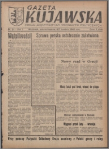 Gazeta Kujawska : organ międzypartyjnych stronnictw politycznych 1946.04.06-07, R. 1, nr 81