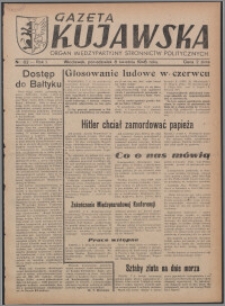 Gazeta Kujawska : organ międzypartyjnych stronnictw politycznych 1946.04.08, R. 1, nr 82