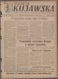 Gazeta Kujawska : organ międzypartyjnych stronnictw politycznych 1946.04.24, R. 1, nr 95