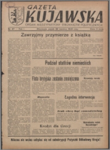 Gazeta Kujawska : organ międzypartyjnych stronnictw politycznych 1946.04.26, R. 1, nr 97