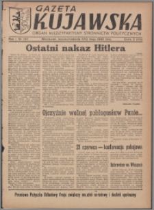 Gazeta Kujawska : organ międzypartyjnych stronnictw politycznych 1946.05.11-12, R. 1, nr 107