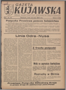 Gazeta Kujawska : organ międzypartyjnych stronnictw politycznych 1946.05.22, R. 1, nr 116