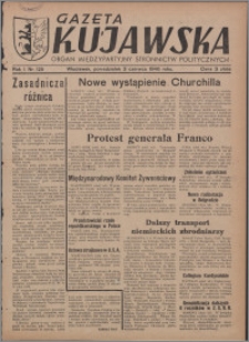Gazeta Kujawska : organ międzypartyjnych stronnictw politycznych 1946.06.03, R. 1, nr 125
