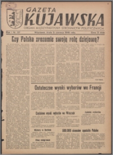 Gazeta Kujawska : organ międzypartyjnych stronnictw politycznych 1946.06.05, R. 1, nr 127