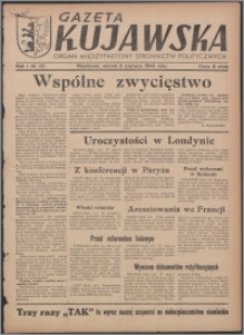 Gazeta Kujawska : organ międzypartyjnych stronnictw politycznych 1946.06.11, R. 1, nr 131
