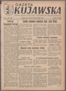 Gazeta Kujawska : organ międzypartyjnych stronnictw politycznych 1946.07.03, R. 1, nr 148