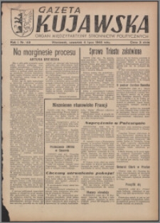 Gazeta Kujawska : organ międzypartyjnych stronnictw politycznych 1946.07.04, R. 1, nr 149