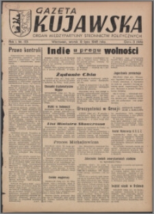 Gazeta Kujawska : organ międzypartyjnych stronnictw politycznych 1946.07.09, R. 1, nr 153