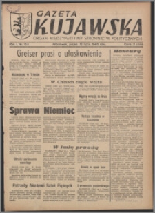 Gazeta Kujawska : organ międzypartyjnych stronnictw politycznych 1946.07.12, R. 1, nr 156