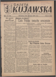 Gazeta Kujawska : organ międzypartyjnych stronnictw politycznych 1946.07.24, R. 1, nr 165