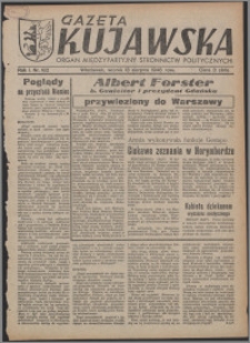Gazeta Kujawska : organ międzypartyjnych stronnictw politycznych 1946.08.13, R. 1, nr 182