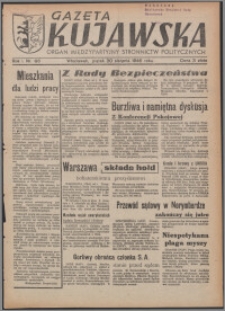Gazeta Kujawska : organ międzypartyjnych stronnictw politycznych 1946.08.30, R. 1, nr 196